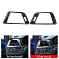 New Carbon Fiber Side Air Vent Outlet Cover For BMW 3 4 Serie F30 F31/F32/F33
